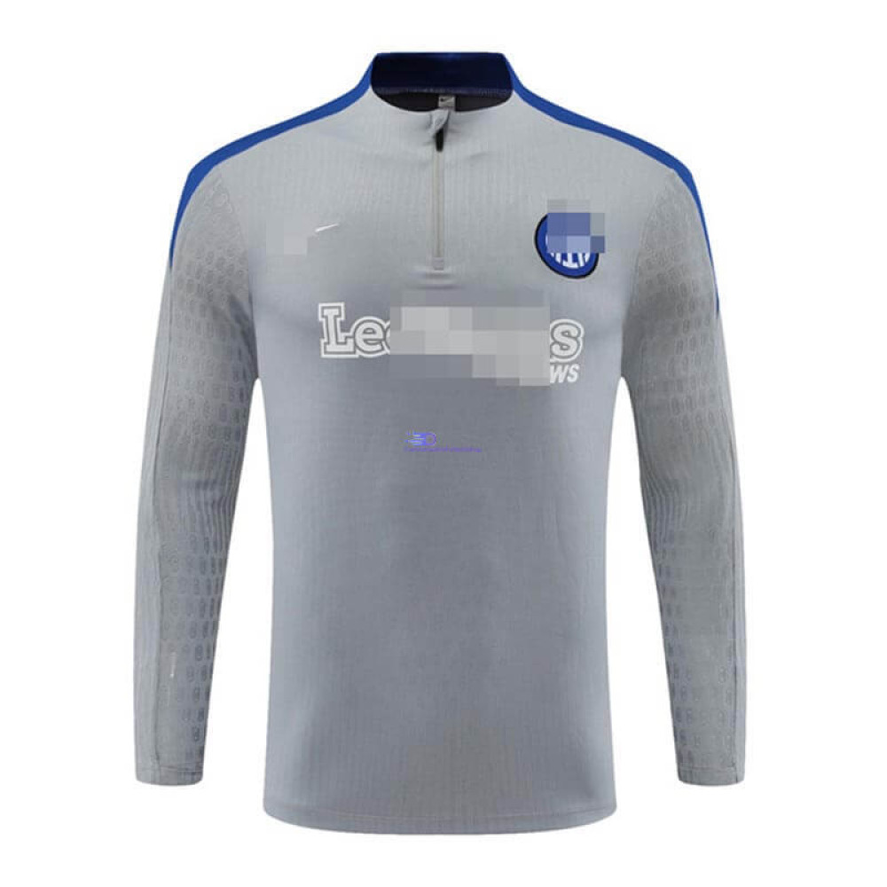 Sudadera de Entrenamiento Inter de Milán Gris Claro 2024/2025
