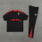 Sudadera de Entrenamiento Portugal Negro/Rojo 2024 Kit