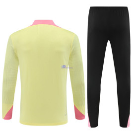Sudadera de Entrenamiento PSG Amarillo Claro/Rosa 2024/2025 Kit