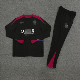 Sudadera de Entrenamiento PSG Negro/Rojo 2024/2025 Kit