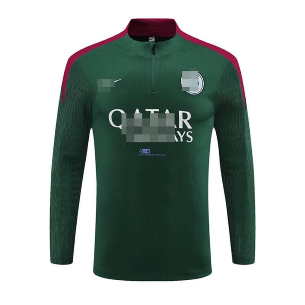 Sudadera de Entrenamiento PSG Verde/Rojo 2024/2025