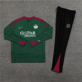 Sudadera de Entrenamiento PSG Verde/Rojo 2024/2025 Kit
