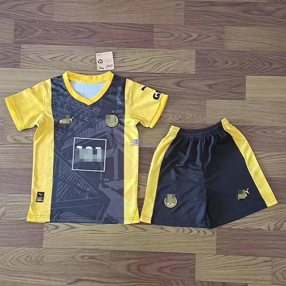 Camiseta Borussia Dortmund 2023/2024 Amarillo/Negro Especial Edición Niño Kit