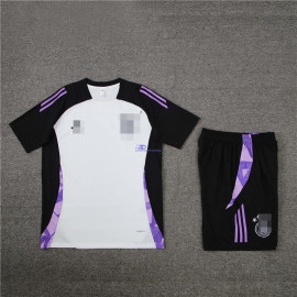 Camiseta de Entrenamiento Alemania Blanco/Negro 2024 Kit
