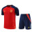 Camiseta de Entrenamiento España Rojo/Azul Marino 2024 Kit