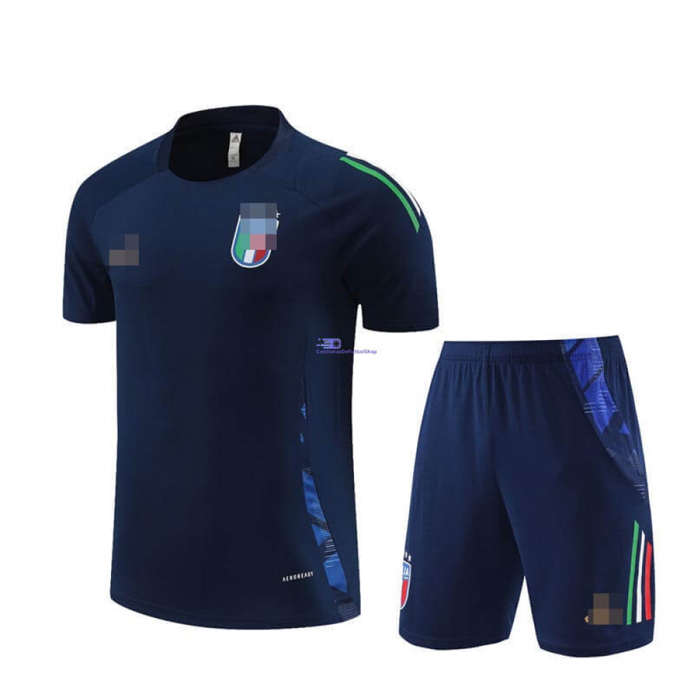 Camiseta de Entrenamiento Italia Azul 2024 Kit