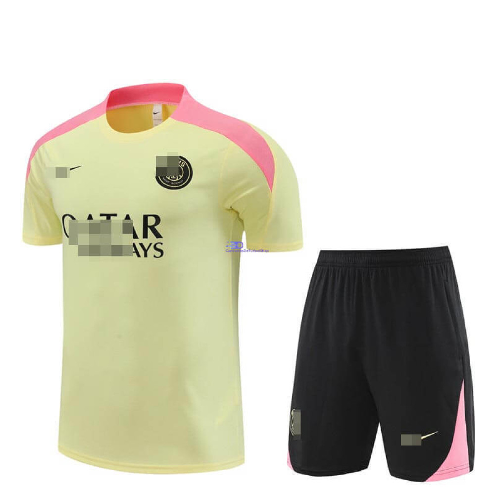 Camiseta de Entrenamiento PSG Amarillo/Rosa 2024/2025 Kit