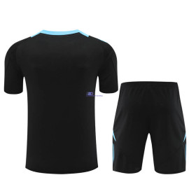 Camiseta de Entrenamiento Argentina Negro/Azul 2024 Niño Kit