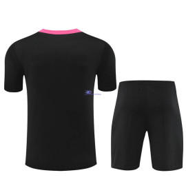 Camiseta de Entrenamiento Chelsea Negro/Rosa 2024/2025 Niño Kit