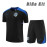 Camiseta de Entrenamiento Holanda Negro/Azul 2024 Niño Kit