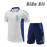 Camiseta de Entrenamiento Italia Blanco/Azul 2024 Niño Kit