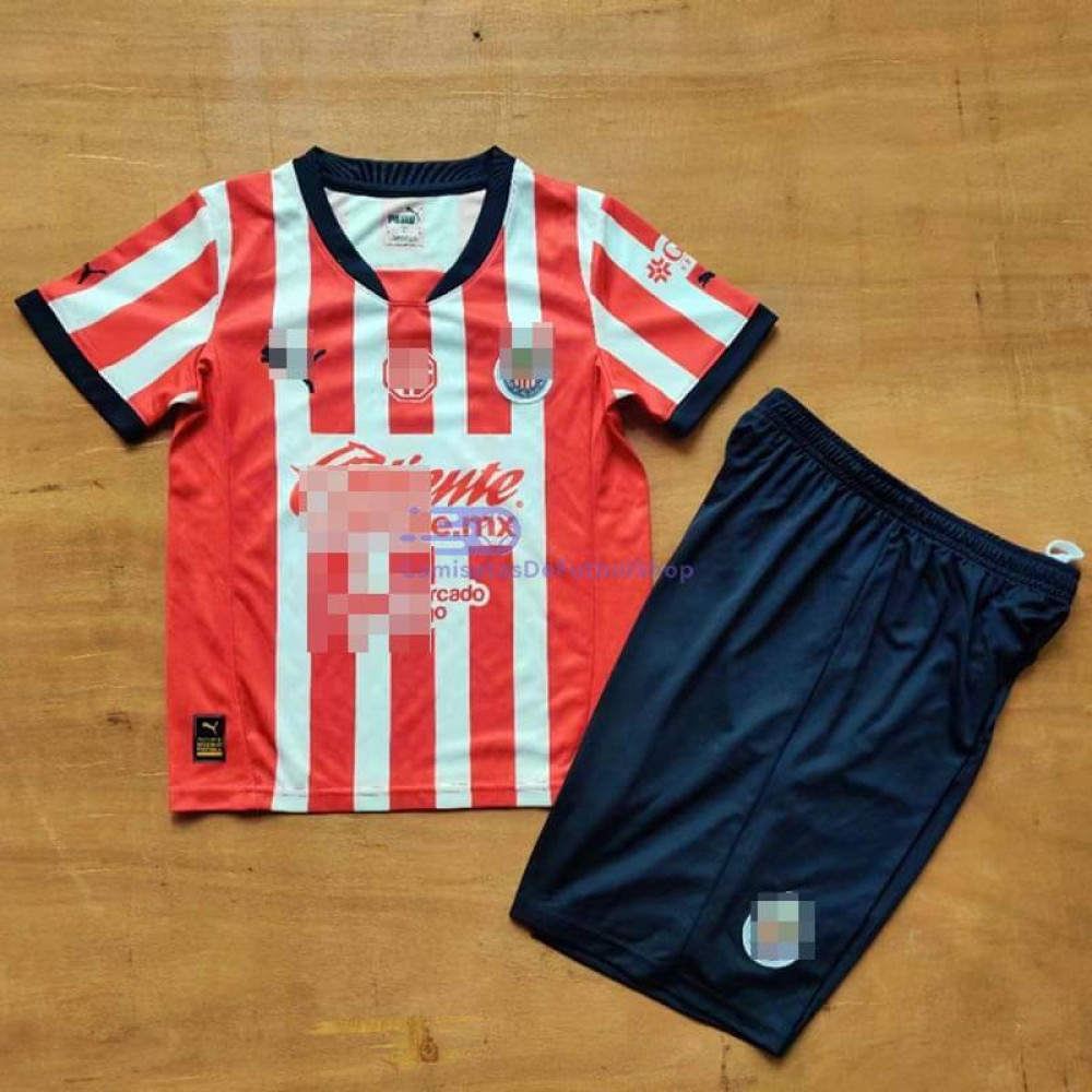 Camiseta Chivas 2024/2025 1ª Equipación Niño Kit