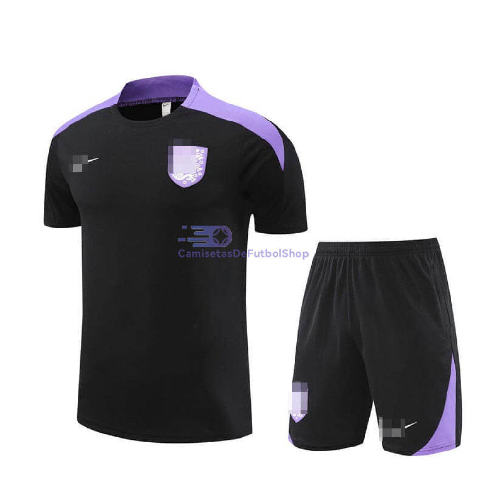 Camiseta de Entrenamiento Inglaterra 2024 Negro/Morado Kit