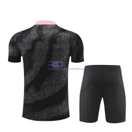 Camiseta de Entrenamiento PSG 2024/2025 Negro/Rosa Kit