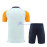 Camiseta de Entrenamiento Real Madrid 2024/2025 Azul Claro/Naranja Kit