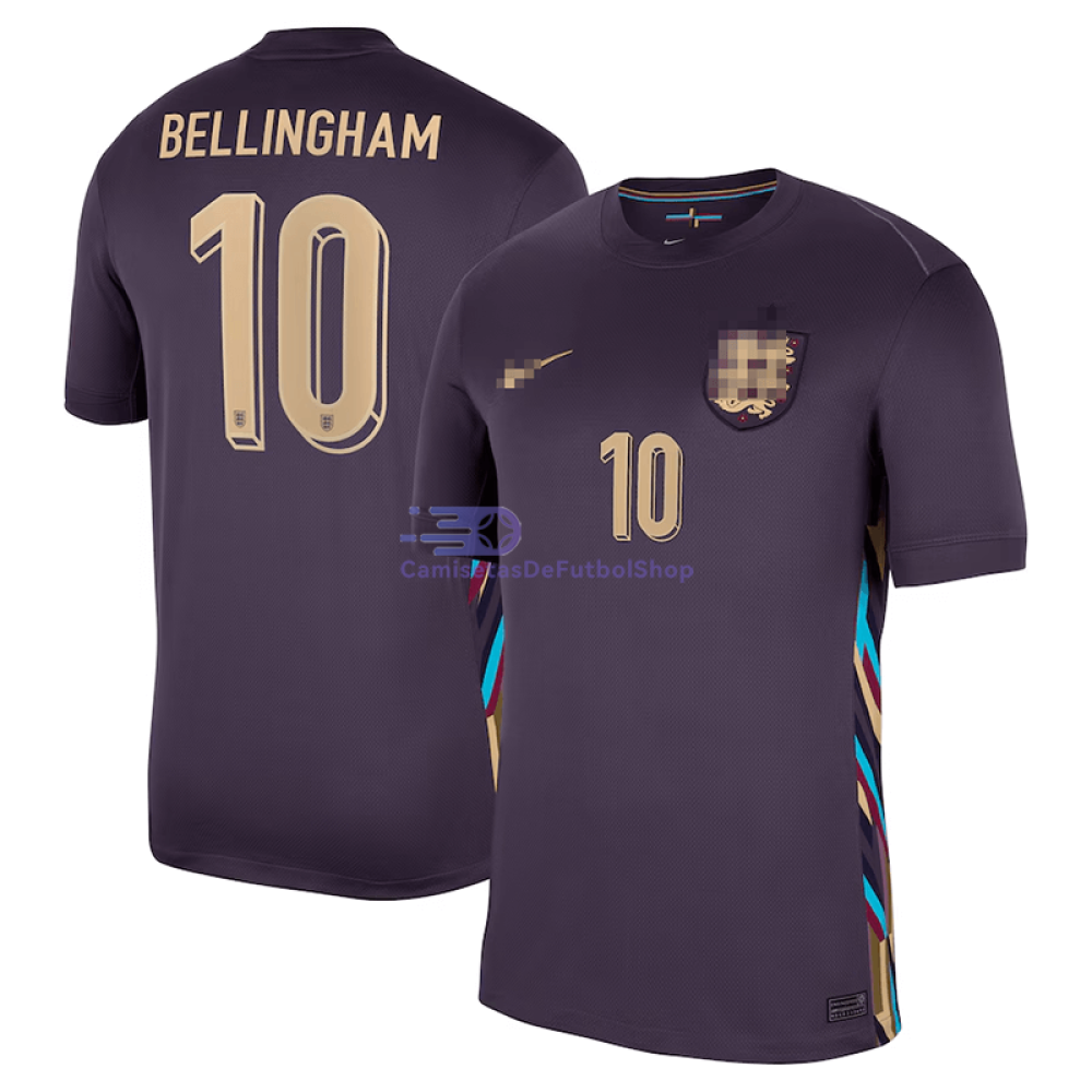 Camiseta Bellingham 10 Inglaterra 2024 2ª Equipación