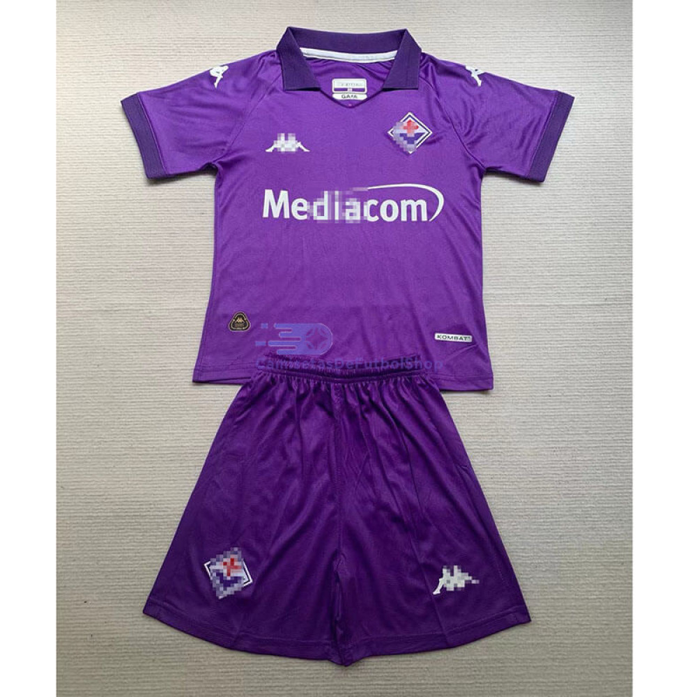 Camiseta Fiorentina 2024/2025 1ª Equipación Niño Kit