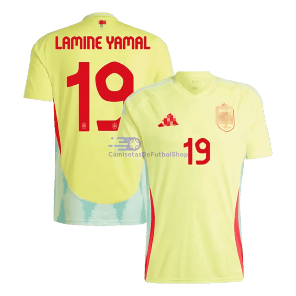 Camiseta Lamine Yamal 19 España 2024 2ª Equipación