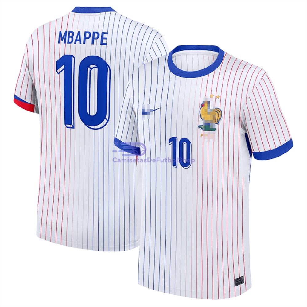 Camiseta MBAPPE 10 Francia 2024 2ª Equipación