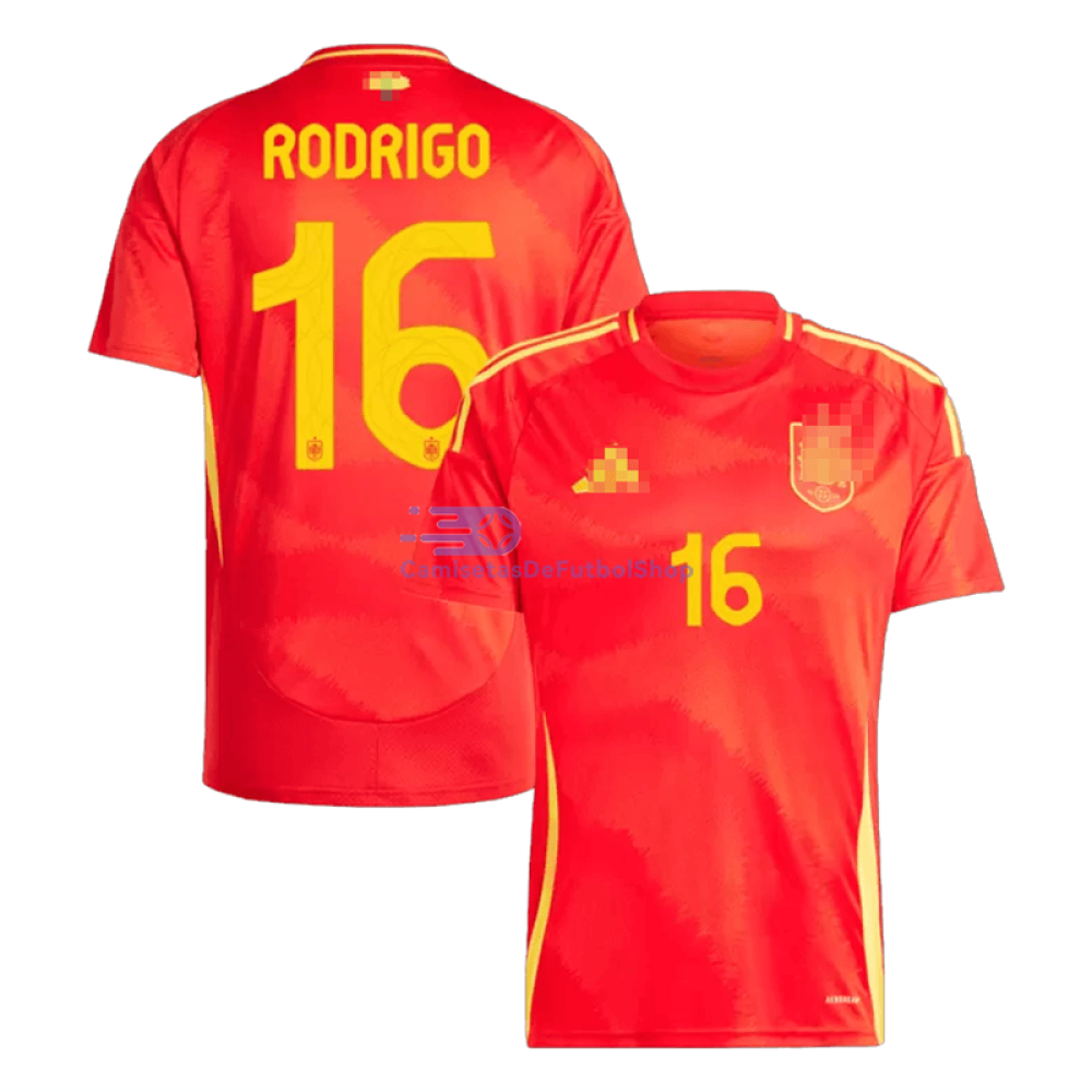 Camiseta RODRIGO 16 España 2024 1ª Equipación