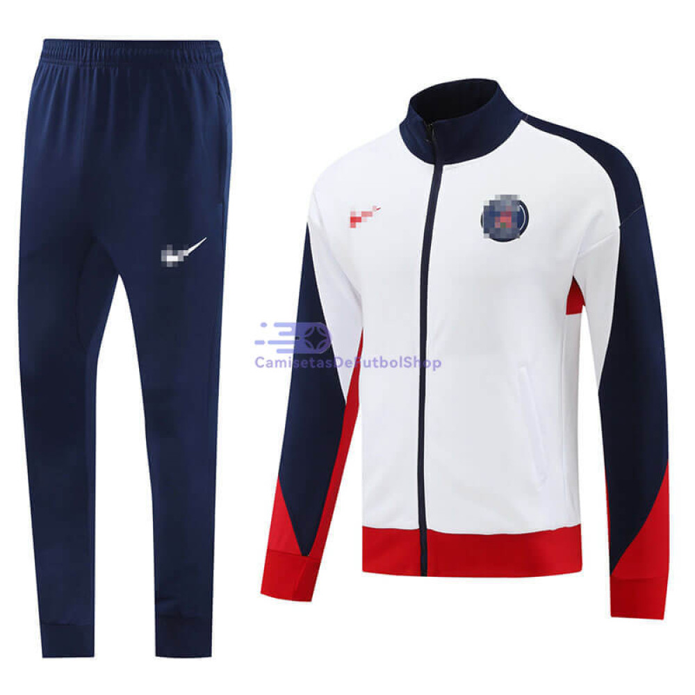 Chandal PSG Blanco/Azul/Rojo 2024/2025