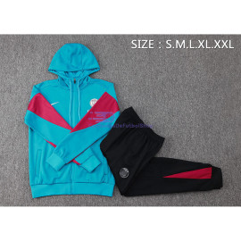 Chandal Con Capucha PSG Azul/Rojo 2024/2025