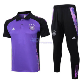 Polo Alemania Morado/Negro 2024