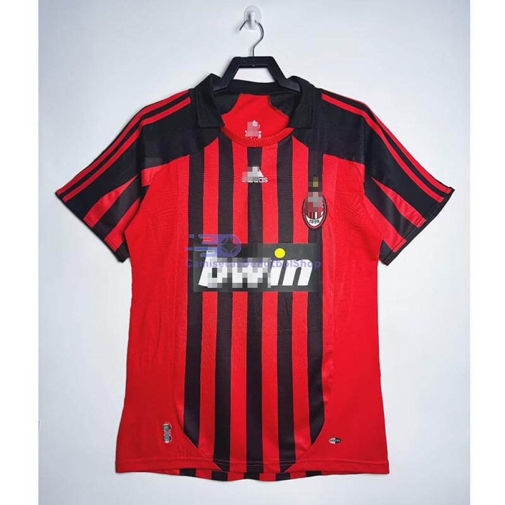 Camiseta AC Milan 07/08 1ª Equipación Retro