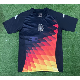 Camiseta Alemania 2024 Negro/Amarillo Pre-Match