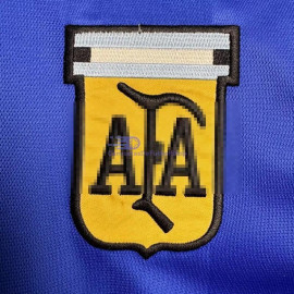 Camiseta Argentina 1986 2ª Equipación Retro Cuartos de Final
