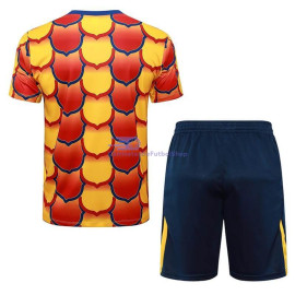 Camiseta de Entrenamiento Barcelona Amarillo/Rojo 2024/2025 Kit