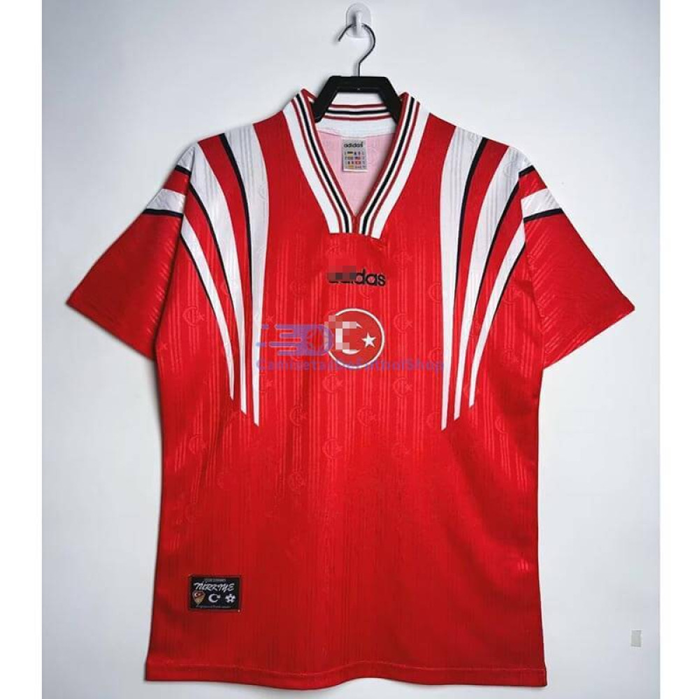 Camiseta Turquía 1996 1ª Equipación Retro