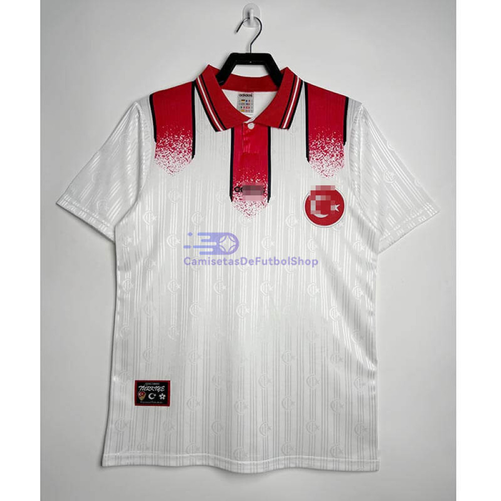 Camiseta Turquía 1996 2ª Equipación Retro