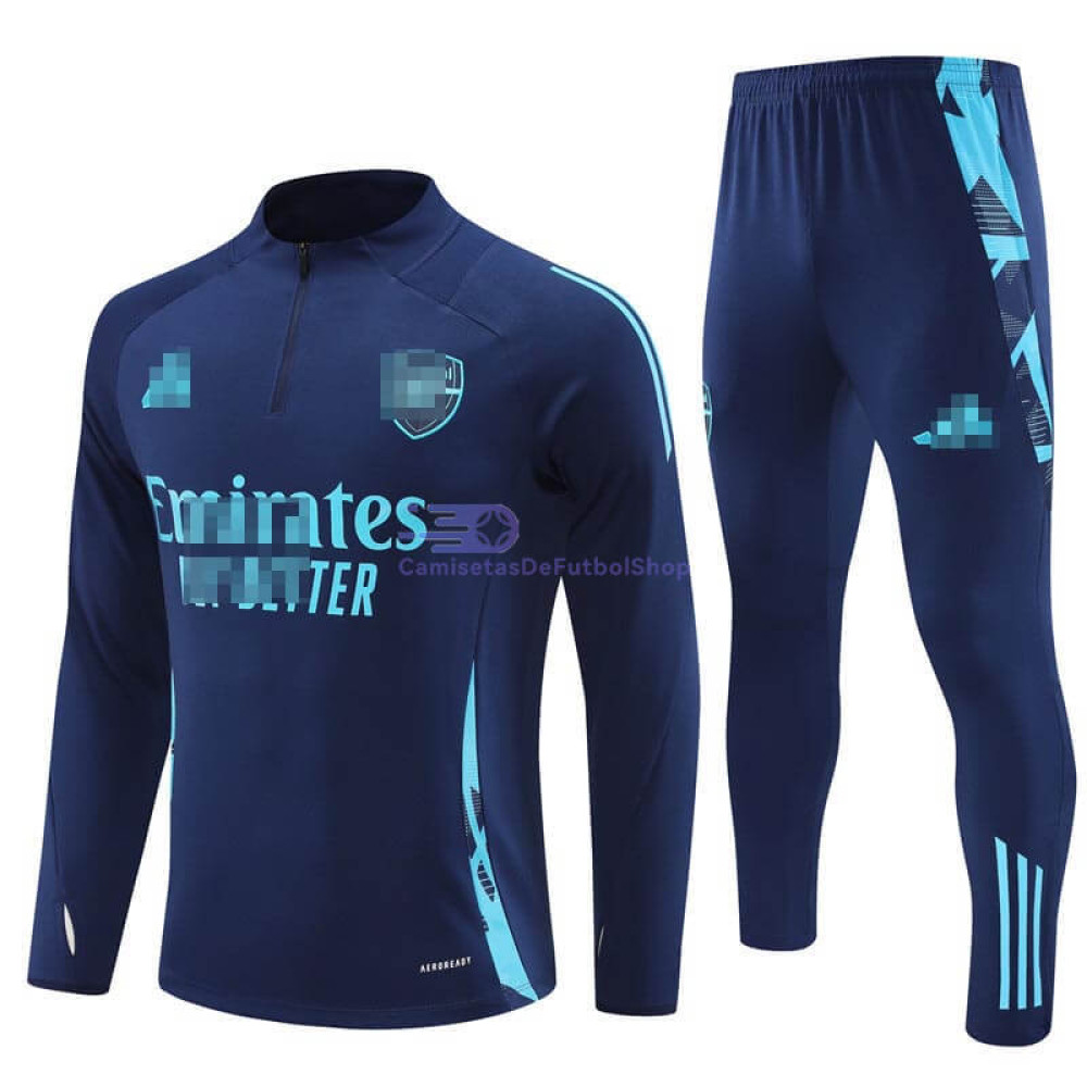 Sudadera De Entrenamiento Arsenal Azul Marino 2024/2025 Kit