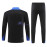 Sudadera de Entrenamiento Francia Negro/Azul 2024 Kit