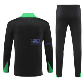 Sudadera de Entrenamiento Brasil Negro/Verde 2024