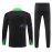 Sudadera de Entrenamiento Brasil Negro/Verde 2024 Kit