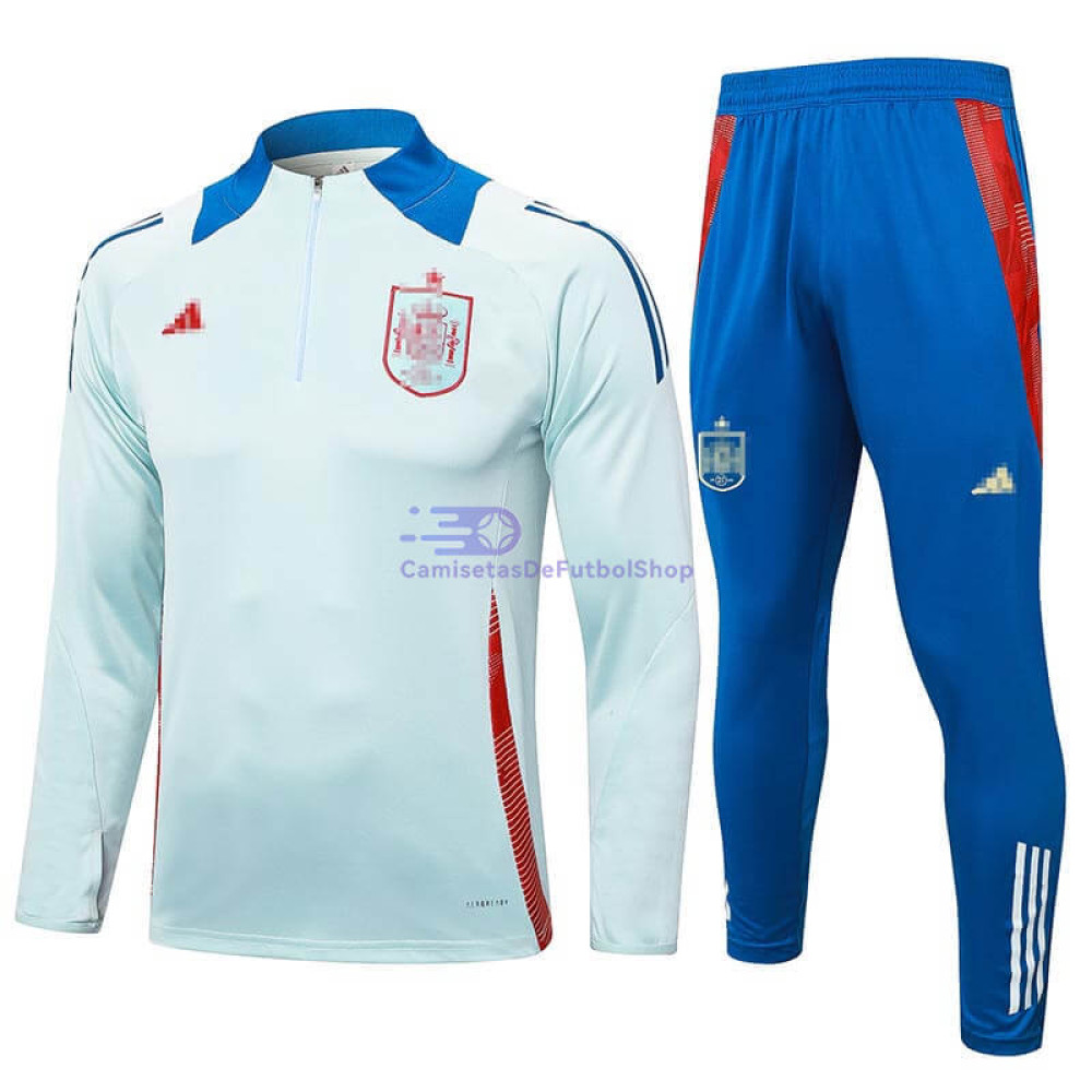 Sudadera de Entrenamiento España Azul Claro 2024 Kit