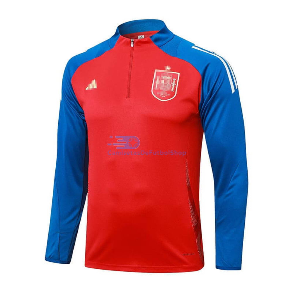 Sudadera de Entrenamiento España Rojo/Azul 2024