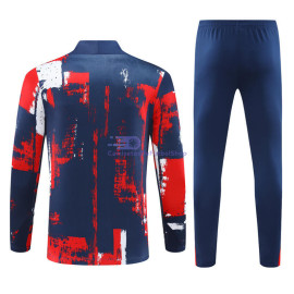 Sudadera de Entrenamiento PSG Azul/Rojo 2024/2025 Kit