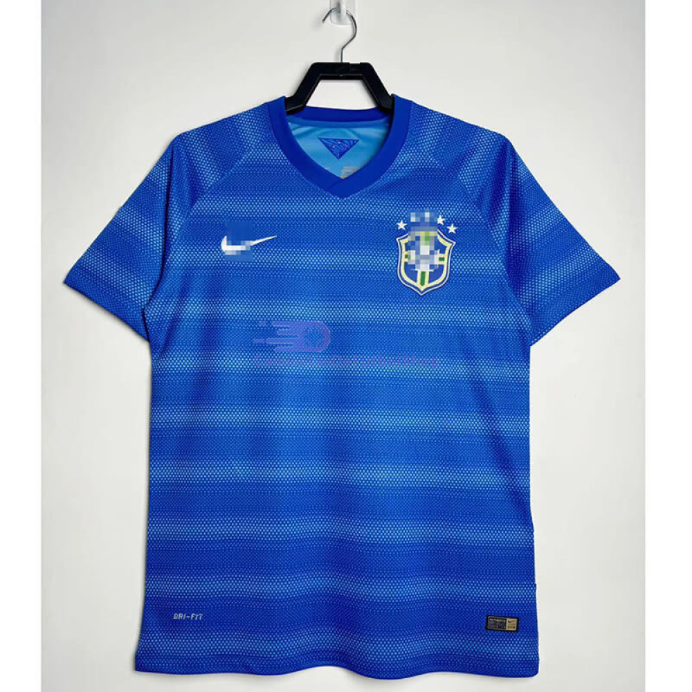 Camiseta Brasil 2014 2ª Equipación Retro