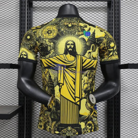 Camiseta Brasil Amarillo/Negro 2024 (EDICIÓN JUGADOR)