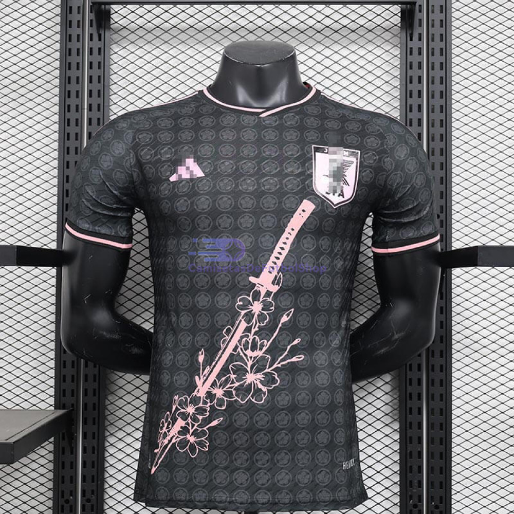 Camiseta Japón 2024 Negro/Rosa Katana (EDICIÓN JUGADOR)