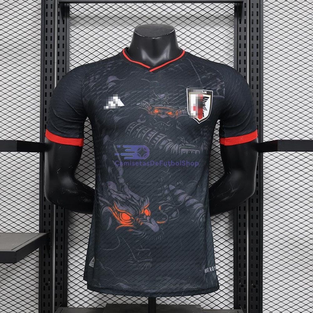 Camiseta Japón Negro/Rojo 2024 (EDICIÓN JUGADOR)