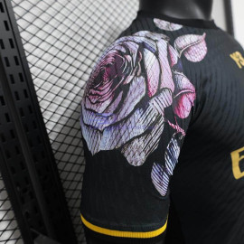 Camiseta Real Madrid Negro/Amarillo 2024/2025 (EDICIÓN JUGADOR)