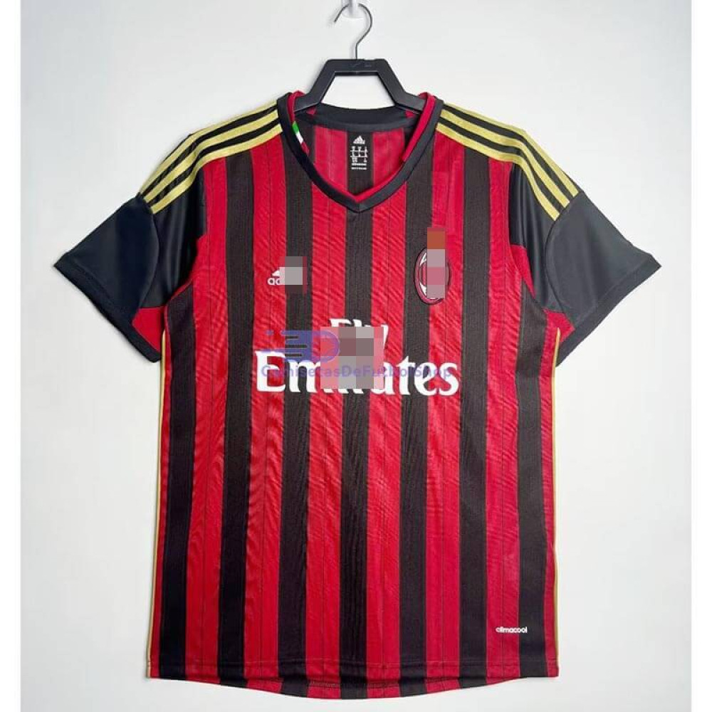 Camiseta AC Mlian 2013/14 1ª Equipación Retro