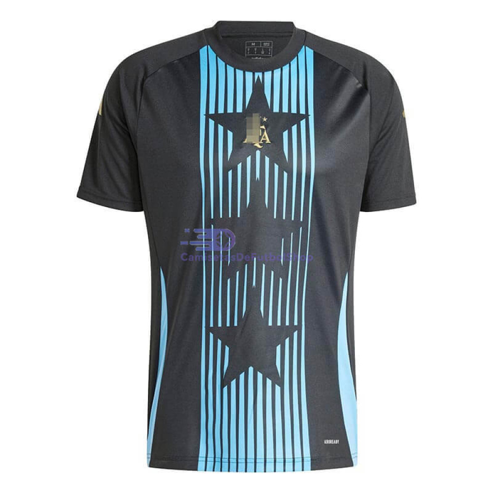 Camiseta Argentina 2024 Negro/Azul Pre-Match