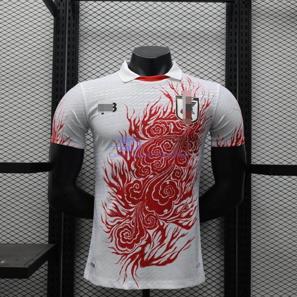Camiseta Japón Blanco/Rojo 2024 (EDICIÓN JUGADOR)