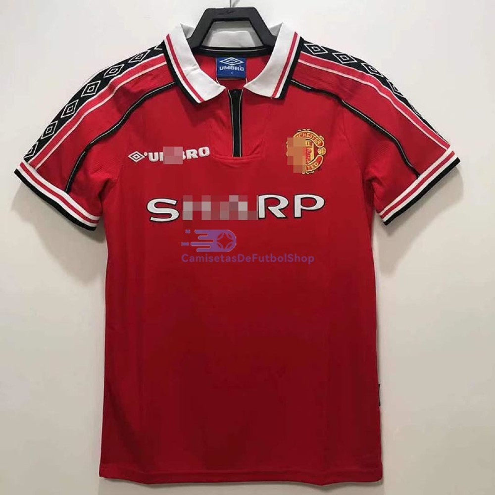 Camiseta Manchester United 1998 1ª Equipación Retro