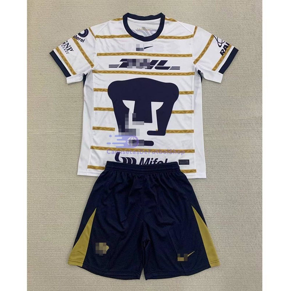 Camiseta Pumas UNAM 2024/2025 1ª Equipación Niño Kit